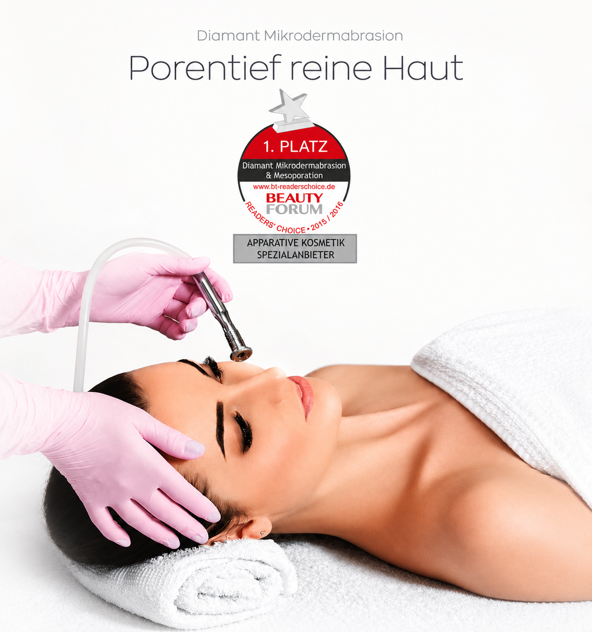 Mikrodermabrasion – Kosmetikbehandlung bei La Piel in Wedel